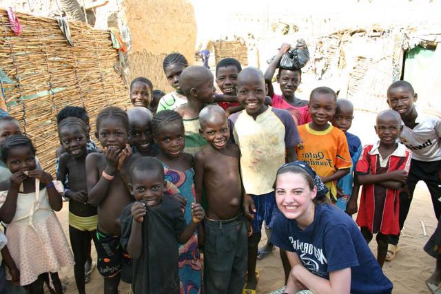 Bethany Thomaston, a sophomore from Auburn, Ky., traveled to Niger for her first mission trip.